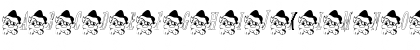 Download ChristmasKitty2 Regular Font Uppercase Preview