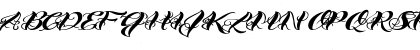 Download VTC-Bad Tattoo Hand One Regular Font Uppercase Preview