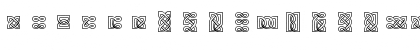 Download VTCelticKnots VolumeOne Font Uppercase Preview