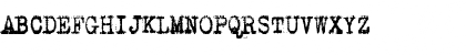 Download VTypewriter SmithUpright Font Uppercase Preview