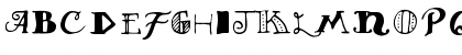 Download Wacky Regular Font Uppercase Preview