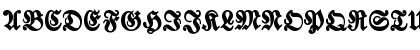 Download Walbaum-Fraktur Bold Font Uppercase Preview