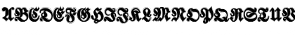 Download Walbaum-Fraktur Inline Bold Font Uppercase Preview