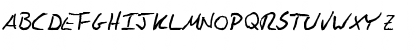 Download Blakeman Hand Regular Font Uppercase Preview