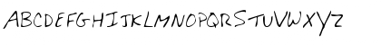 Download WeldonsHand Regular Font Uppercase Preview