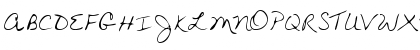 Download WendysHand Regular Font Uppercase Preview