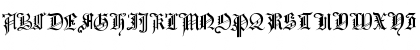 Download ChurchText Regular Font Uppercase Preview