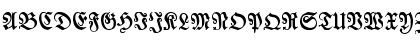 Download Chursaechsische Fraktur Regular Font Uppercase Preview