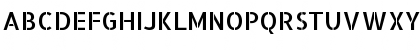 Download Allerta Stencil Font Uppercase Preview