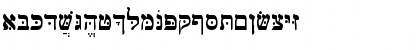 Download AnHeb9 Regular Font Uppercase Preview