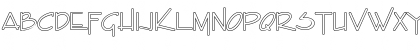 Download CindyBeckerOutline Normal Font Uppercase Preview