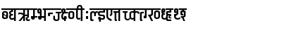 Download Anuradha Regular Font Uppercase Preview