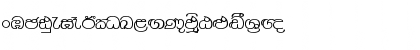 Download Arana Sinhala Regular Font Uppercase Preview