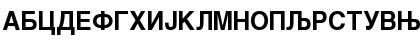 Download Arial Cirilica Bold Font Uppercase Preview