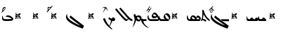 Download Assyria's Letters (West) Regular Font Uppercase Preview