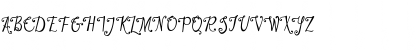 Download Austie Bost There For You Regular Font Uppercase Preview