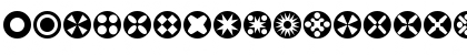 Download Circle Things Normal Font Uppercase Preview
