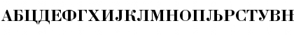 Download Bodoni Cirilica Bold Font Uppercase Preview