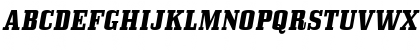 Download Bullpen Heavy Italic Font Uppercase Preview