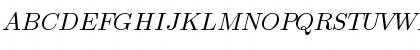 Download cmmi10 Regular Font Uppercase Preview
