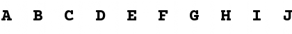 Download Courier Prime Bold Font Uppercase Preview