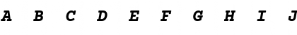 Download Courier Prime Bold Italic Font Uppercase Preview