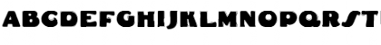 Download DS Fatty Contour Regular Font Uppercase Preview