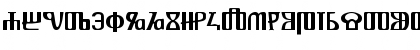 Download Glagoljica UGL staro Hrvatsko pismo Font Uppercase Preview
