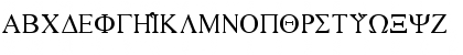 Download Greek Parse Regular Font Uppercase Preview