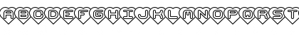 Download Hearts BRK Normal Font Uppercase Preview
