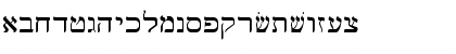 Download Hebr䩳ch (HEBGRI) Regular Font Uppercase Preview