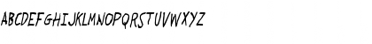 Download Auto Crush Slant Regular Font Uppercase Preview