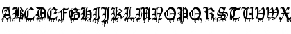 Download Bloody Mary Mary Regular Font Uppercase Preview
