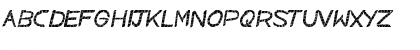 Download BOOMBASTIC Regular Font Uppercase Preview