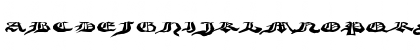 Download Broken English Regular Font Uppercase Preview