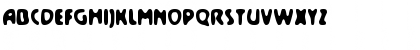 Download BUBBLE GUM Regular Font Uppercase Preview