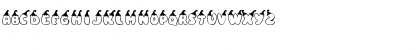 Download BUNNY KAI Regular Font Uppercase Preview