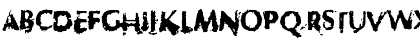Download Distorted Regular Font Uppercase Preview