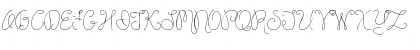 Download CK Curly Cursive Regular Font Uppercase Preview