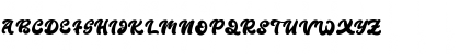 Download Boldie Script Regular Font Uppercase Preview