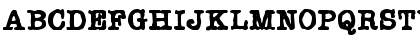 Download Worn Out Regular Font Uppercase Preview