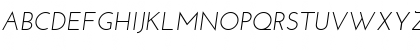 Download Josefin Sans Italic Font Uppercase Preview
