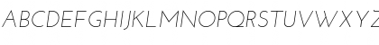 Download Josefin Sans Light Italic Font Uppercase Preview