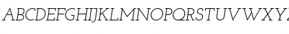 Download Josefin Slab Italic Font Uppercase Preview