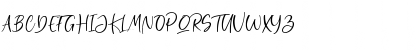 Download Bombinate Regular Font Uppercase Preview