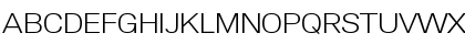 Download Lunchtype24 Expanded Light Font Uppercase Preview