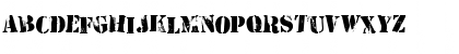 Download CK Military Stencil Regular Font Uppercase Preview
