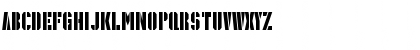 Download President Gas Regular Font Uppercase Preview