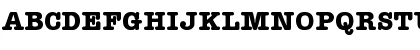 Download Typewriter-Bold Regular Font Uppercase Preview