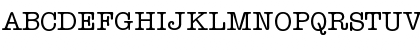 Download Typewriter-Regular Regular Font Uppercase Preview